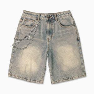 "Saladin" Denim Shorts (wheat wash)