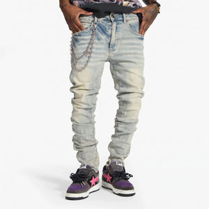 "Studio" Skinny Jeans (Pale Stone)