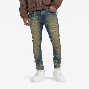 "Hedge" Skinny Jeans (earth indigo)