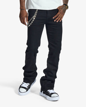 "Noctis" Stacked Jeans (jet black)