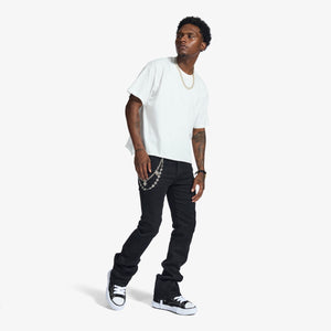 "Noctis" Stacked Jeans (jet black)