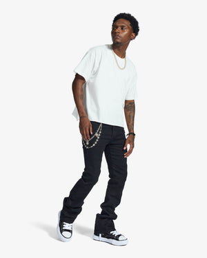 "Noctis" Stacked Jeans (jet black)