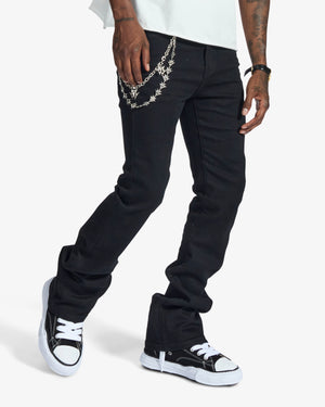 "Noctis" Stacked Jeans (jet black)