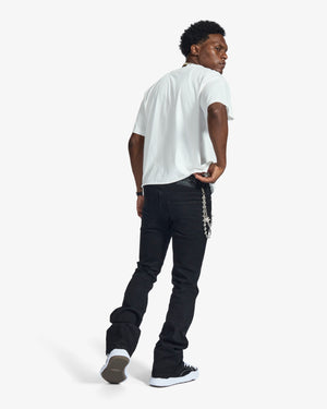 "Noctis" Stacked Jeans (jet black)
