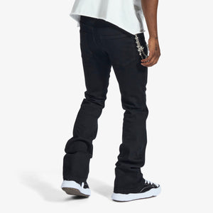 "Noctis" Stacked Jeans (jet black)