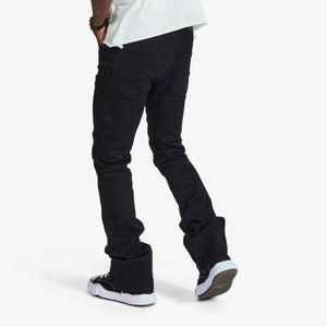 "Noctis" Stacked Jeans (jet black)
