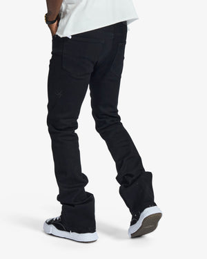 "Noctis" Stacked Jeans (jet black)