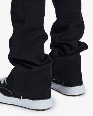 "Noctis" Stacked Jeans (jet black)