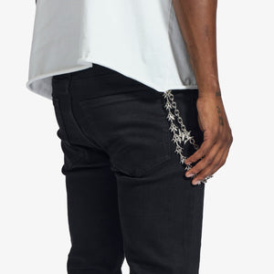 "Noctis" Stacked Jeans (jet black)