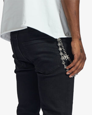 "Noctis" Stacked Jeans (jet black)