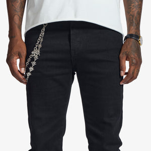 "Noctis" Stacked Jeans (jet black)