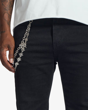 "Noctis" Stacked Jeans (jet black)