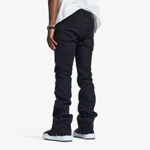 "Noctis" Stacked Jeans (jet black)