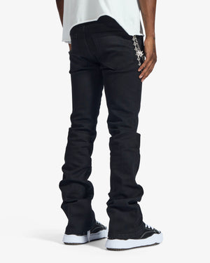 "Noctis" Stacked Jeans (jet black)