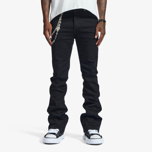 "Noctis" Stacked Jeans (jet black)