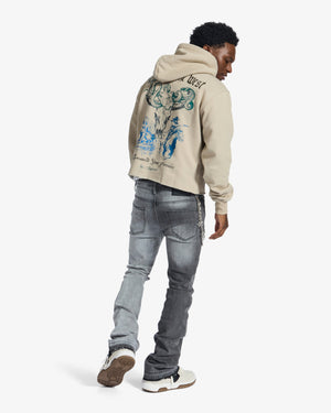 "Hannibal" Jeans (split charcoal wash)