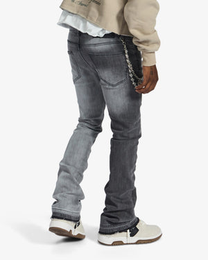 "Hannibal" Jeans (split charcoal wash)