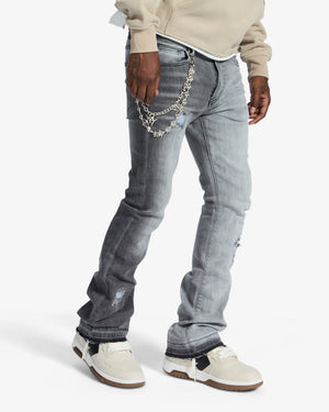 "Hannibal" Jeans (split charcoal wash)