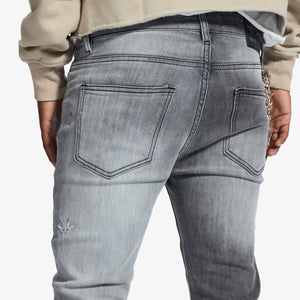 "Hannibal" Jeans (split charcoal wash)