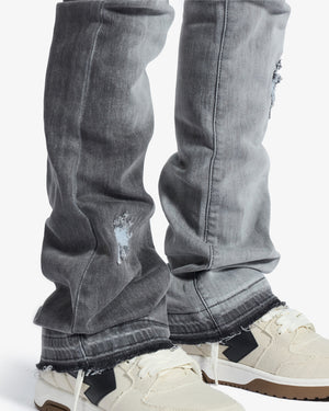 "Hannibal" Jeans (split charcoal wash)