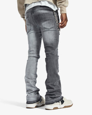 "Hannibal" Jeans (split charcoal wash)