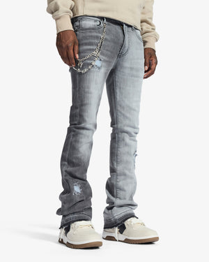 "Hannibal" Jeans (split charcoal wash)