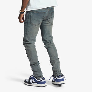 "V12" Jeans (blue oil wash)