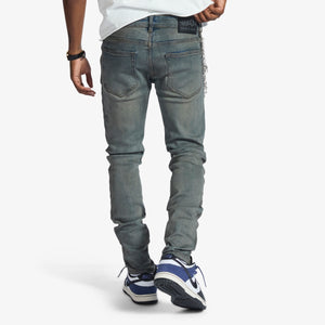 "V12" Jeans (blue oil wash)