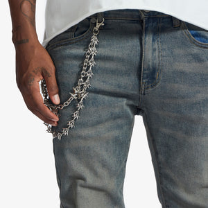 "V12" Jeans (blue oil wash)