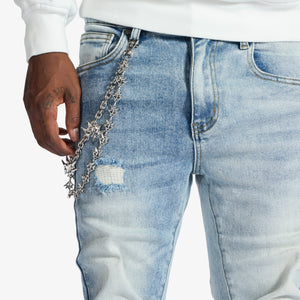 "Hannibal" Jeans (split blue wash)