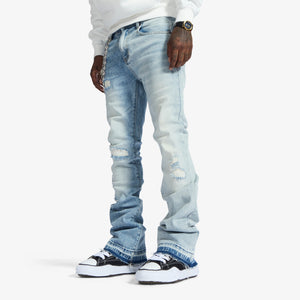 "Hannibal" Jeans (split blue wash)