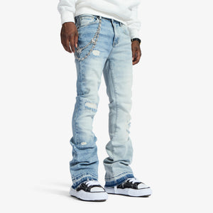 "Hannibal" Jeans (split blue wash)