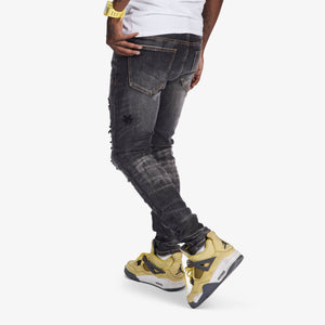 "Yosemite" Skinny Jeans (charcoal wash)