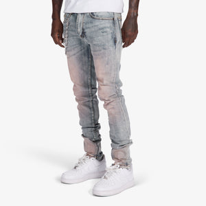 "Tokyo" Skinny Jeans (pink stone)