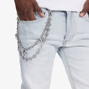 "Igloo" Skinny Jeans (ice wash)
