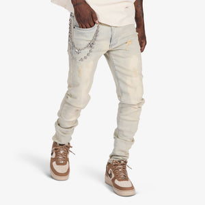 "Topeka" Skinny Jeans (light stone)