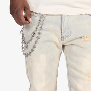 "Topeka" Skinny Jeans (light stone)