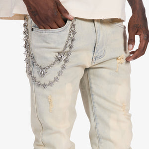 "Topeka" Skinny Jeans (light stone)