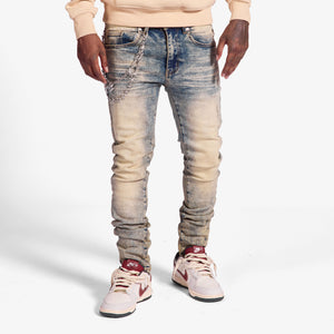 "Cobra" Jeans (cracked blue)