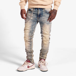 "Cobra" Jeans (cracked blue)
