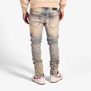 "Cobra" Jeans (cracked blue)
