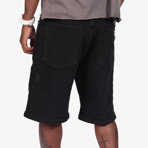"Noctis" Denim Shorts (jet black)