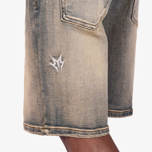 "Saladin" Denim Shorts (wheat wash)