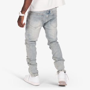 "Lotus" Jeans (blue cement)