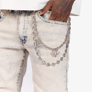 "Studio" Skinny Jeans (Pale Stone)