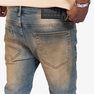 "Hedge" Skinny Jeans (earth indigo)