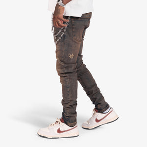 "Vega" Skinny Jeans (chalk wash)