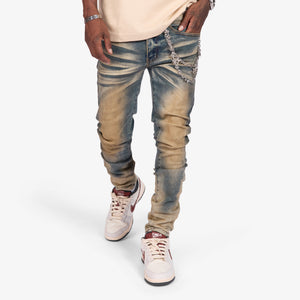 "Hedge" Skinny Jeans (earth indigo)