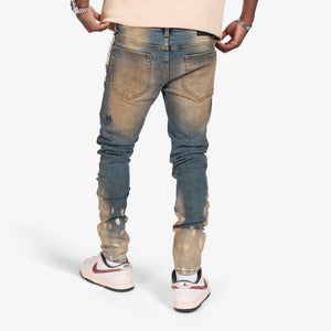 "Hedge" Skinny Jeans (earth indigo)