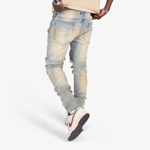 "Recess" Skinny Jeans (blue earth)